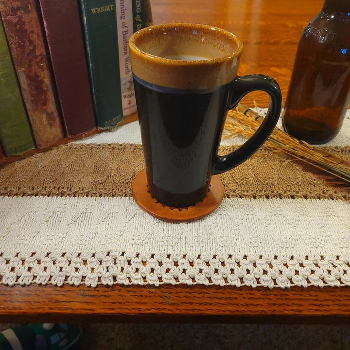 Handmade Leather Coaster, Seconds (Set of 4)