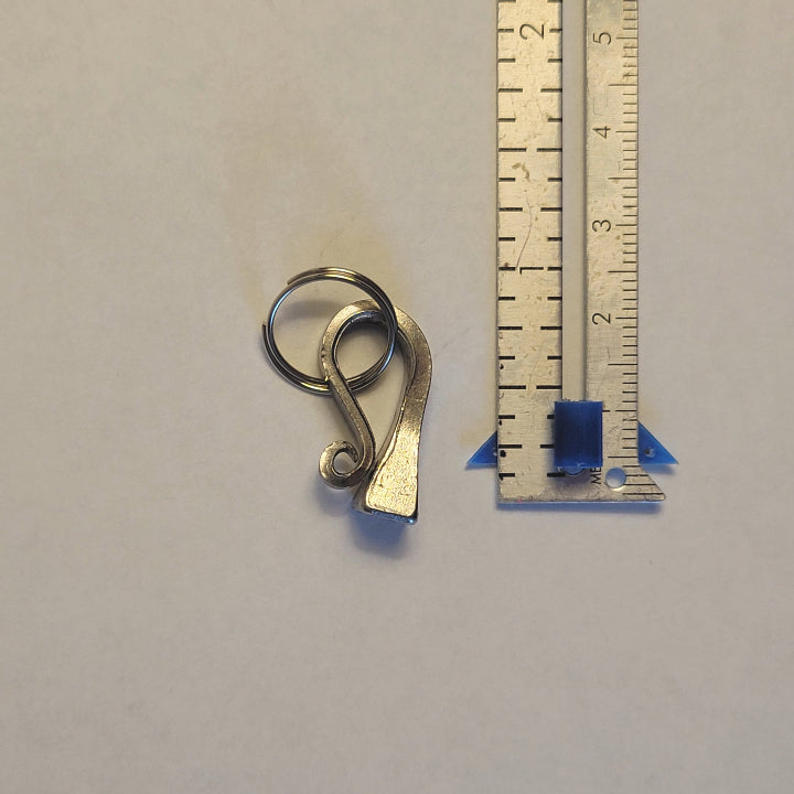 horseshoe nail keychain