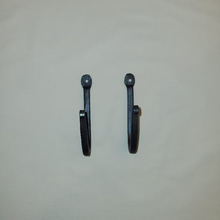 hand forged metal wall hooks-front