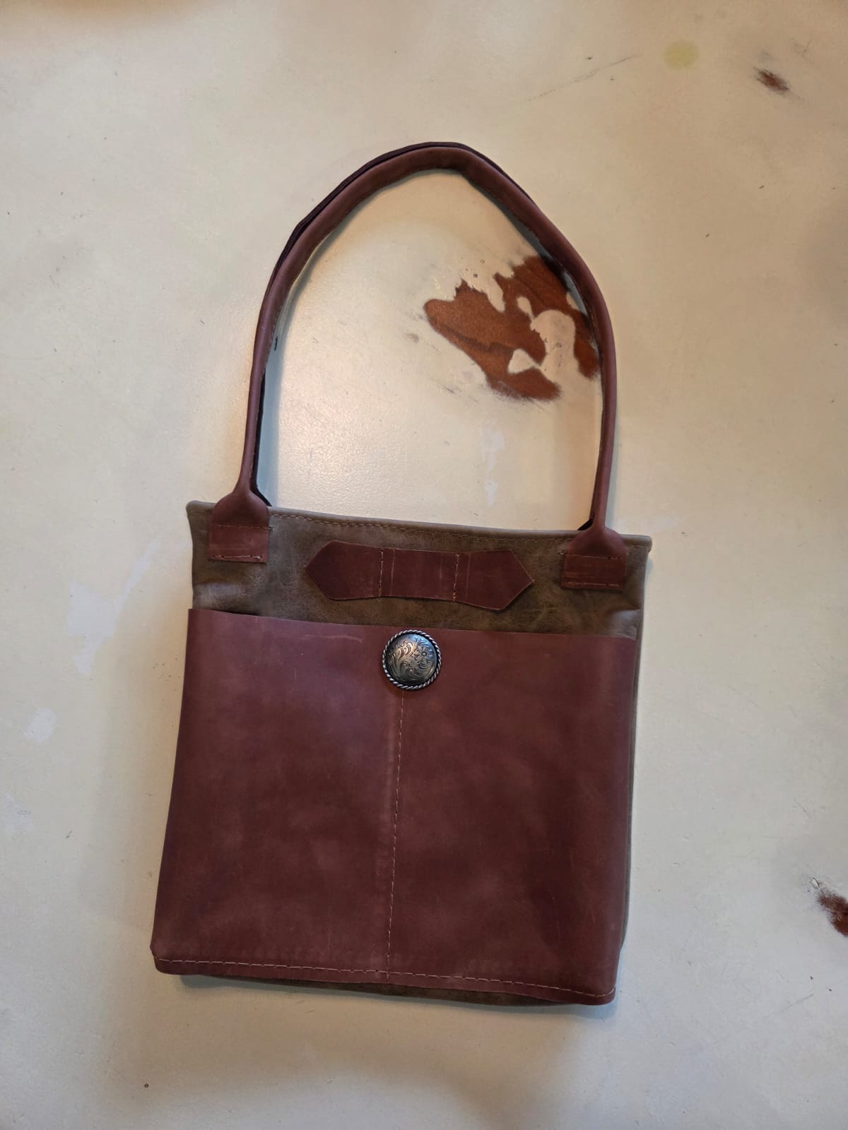 Y's handmade　0823＊ OIL SOFT LEATHER CURVED METAL CLASP BAG – THE SHOP YOHJI YAMAMOTO