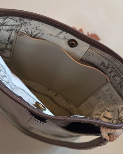 Y's handmade　0823＊ OIL SOFT LEATHER CURVED MINI METAL CLASP BAG – THE SHOP YOHJI YAMAMOTO