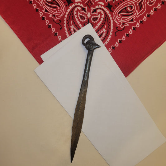 hand forged letter opener